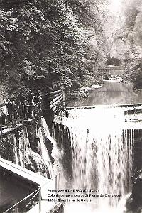 COLO JEUNE FRANCE 1953 cascade sur le Guiers